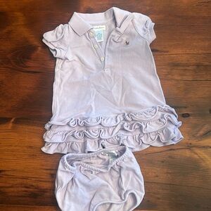 Ralph Lauren baby girl purple dress
